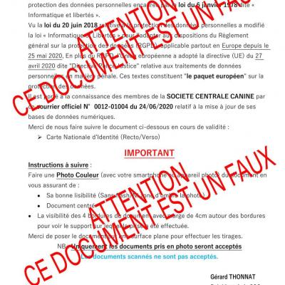 Email frauduleux scc